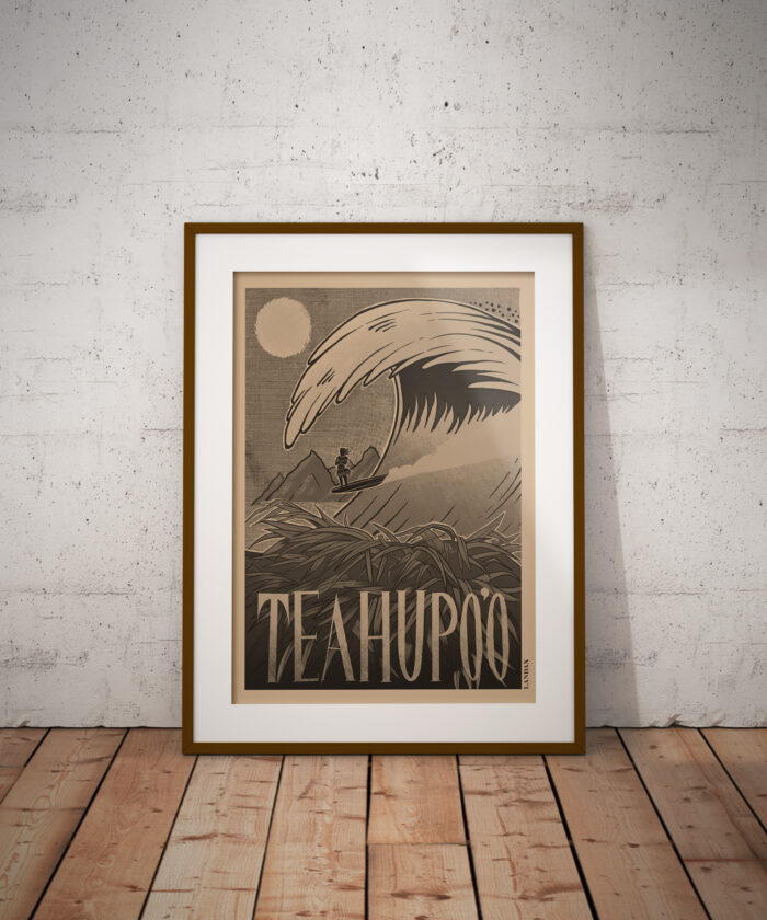 Affiche Teahupo'o surf